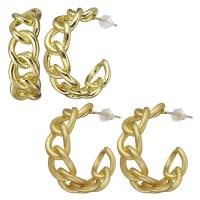 Brass Stud Earring gold color plated for woman Sold By Lot