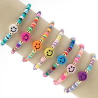 Friendship Bracelet, Polymer Clay, for woman, more colors for choice, 4mm, Inner Diameter:Approx 127mm, Sold By Strand