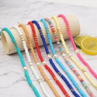 Κολιέ κοσμήματα μόδας, Polymer Clay, για τη γυναίκα, περισσότερα χρώματα για την επιλογή, Sold Per 16 inch Strand
