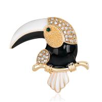 Zinc Alloy Brooches fashion jewelry black Sold By PC