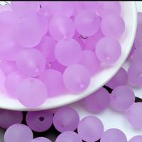 Frosted Acrylic Beads plated durable & DIY Sold By KG