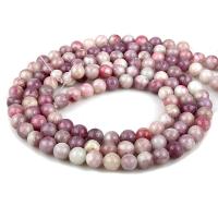 Dragi kamen perle Nakit, Lilac perle, Krug, uglađen, možete DIY & različite veličine za izbor, ljubičasta boja, Prodano Per Približno 15 inčni Strand