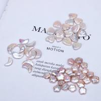Natūralus gėlavandenių perlų Palaidos karoliukai, Gėlo vandens perlų, įvairių stilių pasirinkimas, baltas, 12mm, Pardavė PC