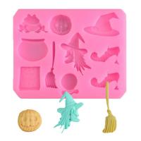 DIY Epoxy Mold Set Silicone Square Bakeware for Chocolate Candy and Gummy Mold plated durable pink Sold By PC