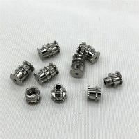 Brass Screw Clasp, plated, 5.52x8.48mm, Hole:Approx 1.11mm, 50PCs/Lot, Sold By Lot