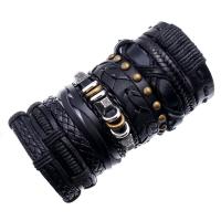 Kunstleder Armband-Set, Handgelenk Kranz, mit Wachsschnur, 10 Stück & Modeschmuck & unisex, 60mm, verkauft von setzen