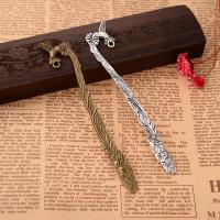 Tibetan Style Bookmark, fashion jewelry & DIY, more colors for choice,  123x21x3mm, 100/PC, Sold By PC