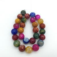 Natural Rainbow Agate Beads Round polished DIY green Sold By Strand