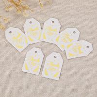 Paper Label Tag fashion jewelry & DIY white Sold By Bag