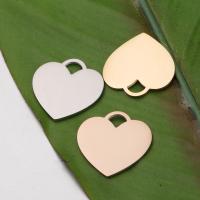 Stainless Steel Heart Pendants, fashion jewelry & DIY, more colors for choice, Sold By PC