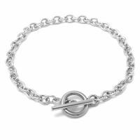 Stainless Steel Jewelry Bracelet, plated, fashion jewelry & Unisex & different size for choice, Sold By Strand