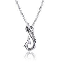 Stainless Steel Jewelry Necklace, 316L Stainless Steel, plated, fashion jewelry & Unisex, silver color, Sold By PC
