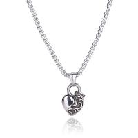 Nehrđajućeg čelika, nakit ogrlice, 316L Stainless Steel, pozlaćen, modni nakit & bez spolne razlike, srebro, Prodano By PC
