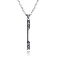 Nehrđajućeg čelika, nakit ogrlice, 316L Stainless Steel, pozlaćen, modni nakit & bez spolne razlike, srebro, Prodano By PC