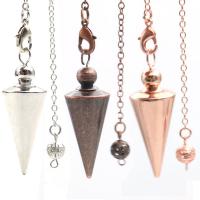Brass Pendulum, plated, Unisex, more colors for choice, nickel, lead & cadmium free, 15x44mm, Length:7.48 Inch, Sold By PC