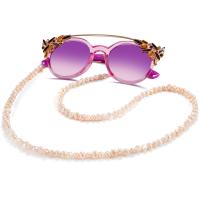 Freshwater Pearl Glasses Chain plated anti-skidding & fashion jewelry & for woman 700mm Sold By PC
