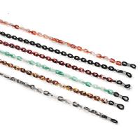 Resin Glasses Chain, plated, anti-skidding & fashion jewelry & for woman, more colors for choice, 700mm, Length:27.55 Inch, Sold By PC