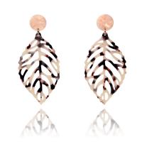 Acrylic Drop Earring plated for woman nickel lead & cadmium free Sold By Pair