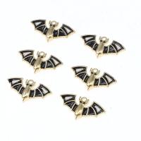 Tibetan Style Enamel Pendants, Bat, plated, DIY, more colors for choice, nickel, lead & cadmium free, 29.6*16*4.5mm, Hole:Approx 2mm, 100PCs/Bag, Sold By Bag