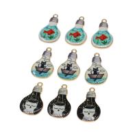Tibetan Style Enamel Pendants, Cat, plated, DIY, more colors for choice, nickel, lead & cadmium free, 17*28*2.5mm, Hole:Approx 2mm, 100PCs/Bag, Sold By Bag