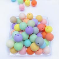 Opaque Acrylic Beads plated durable & DIY & frosted mixed colors Sold By KG
