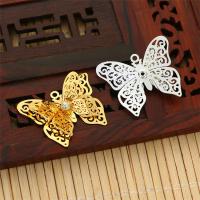Brass Jewelry Pendants, DIY, more colors for choice, 27x22CM, 100PCs/Bag, Sold By Bag