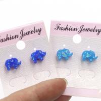Resin Earring Stainless Steel with Resin fashion jewelry Sold By Set
