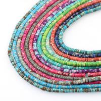 Gemstone Jewelry Beads Impression Jasper Column plated & DIY 3*6mm Sold By Strand