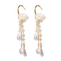Freshwater Pearl Earrings, fashion jewelry & for woman, 93mm, Sold By Pair