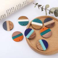 Resin Pendant, epoxy gel, fashion jewelry & DIY, more colors for choice, 28mm, 10PCs/Lot, Sold By Lot