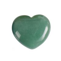 Green Aventurine Craft Decoration Heart plated durable & DIY & for woman Sold By PC