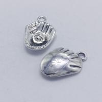 Tibetan Style Pendants, plated, DIY, more colors for choice, nickel, lead & cadmium free, 20x14x5mm, 100PCs/Bag, Sold By Bag