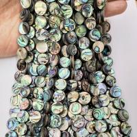 Abalone -Shell-Beads, conchiglia Abalone, Cerchio, lucido, DIY, multi-colore, Venduto da filo