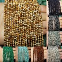 Beads Gemstone misti, pietra preziosa, Cerchio, lucido, DIY & stili diversi per la scelta, nessuno, 3mm, Venduto da filo