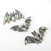 Shell Brooch Bat plated DIY 50-75mm Sold By PC