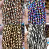 Gemstone Jewelry Beads, Marine Fossil, Round, polished, different color and pattern for choice & DIY, more colors for choice, Sold By Strand
