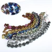 Ikke-magnetiske Hæmatit perler, Runde, forgyldt, du kan DIY & forskellige stilarter for valg, flere farver til valg, 12mm, Solgt af Strand