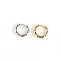 925 sterline d'argento Huggie Orecchino ad anello, placcato, gioielli di moda & per la donna, nessuno, 8.5mm, 2.3mm, Venduto da coppia