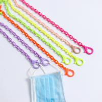 Plastic Mask Earloop Cord, plated, durable & anti-skidding, more colors for choice, 680mm, Length:26.77 Inch, Sold By PC