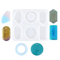Conjunto de moldes epóxi DIY, silicone, Quadrado, banhado, Sustentável, 175x160mm, vendido por PC