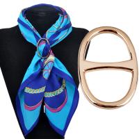 Scarf Buckle Zinc Alloy plated & for woman & with rhinestone nickel lead & cadmium free Sold By PC