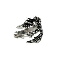 Tibetan Style Cuff Finger Ring, antique silver color plated, Unisex & adjustable, nickel, lead & cadmium free, US Ring Size:6-8, Sold By PC