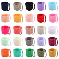 Nylon Hair Jewelry Elastic, for children, more colors for choice, 81.30mm, 50PCs/Lot, Sold By Lot