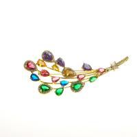 Cubic Zirconia brož, módní šperky, více barev na výběr, Prodáno By PC
