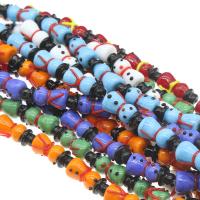 Rafinovaný Vinuté perle, Sněhulák, DIY & různé styly pro výběr, více barev na výběr, 25*12*12mm, Otvor:Cca 2mm, 100PC/Bag, Prodáno By Bag