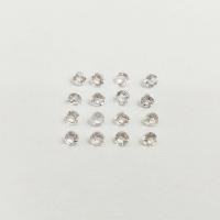 Topaze rivoli cabochon, Diamond Shape, polished, DIY & faceted, clear, Sold By PC
