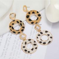 Tibetan Style Drop Earring, gold color plated, for woman, more colors for choice, nickel, lead & cadmium free, 43x28mm, Sold By Pair