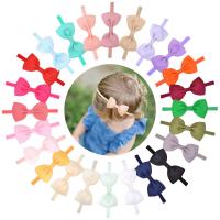 Cloth Headband, Bowknot, for children, more colors for choice, 50.80x28.90mm, 50PCs/Lot, Sold By Lot