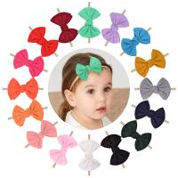 Cloth Headband, Bowknot, for children, more colors for choice, 83.80x66mm, 50PCs/Lot, Sold By Lot
