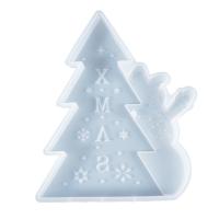 DIY Epoxy Mold Set Silicone for DIY Craft Decoration & Hanging Ornament Mold durable & Christmas Design plated Christmas Tree Sold By PC